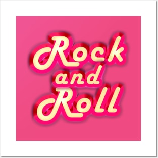 Neon Rock and Roll Posters and Art